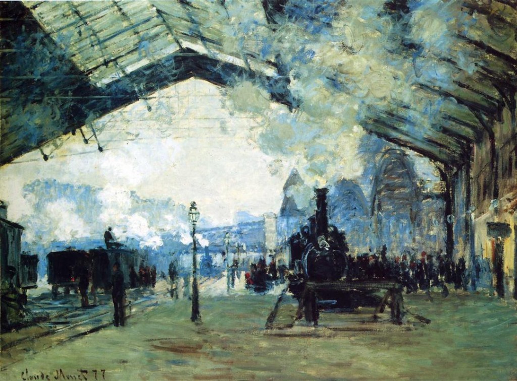 Saint-Lazare Station by Claude Monet