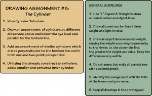 DVD Drawing Assignment #5: The Cylinder